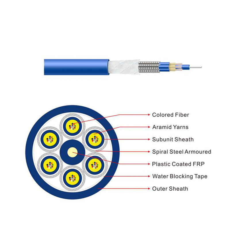 Indoor multi-core armored cable (GJASFKV) - Fiber Optical Cables - 1