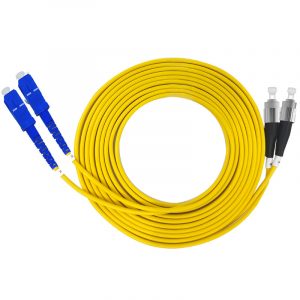 Single Mode Dual Core SC-FC Fiber Optic Patch Cord