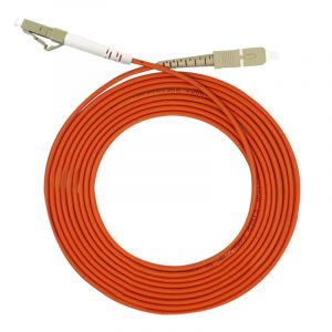 Multimode Single Core LC-SC Fiber Optic Patch Cord