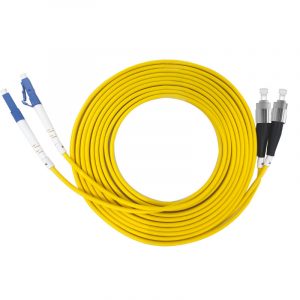 Single Mode Dual Core LC-FC Fiber Optic Patch Cord