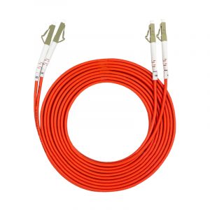 Multimode Dual Core LC-LC Fiber Optic Patch Cord