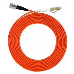 Multimode Single Core LC-FC Fiber Optic Patch Cord