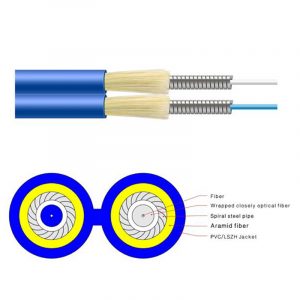 Indoor Duplex Armored Optical Fiber Cable (GJSFJBV)