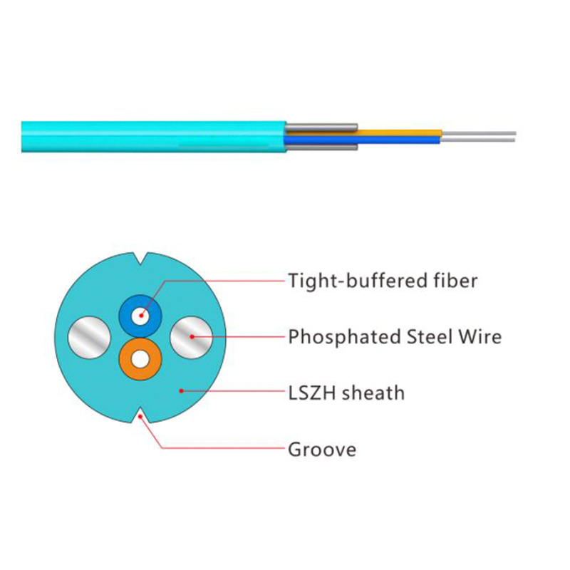 FTTH tight buffer indoor cable (GJXJH) - Fiber Optical Cables - 1