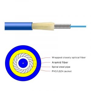 Indoor Distribution Armored Optical Fiber Cable (GJSFJV)