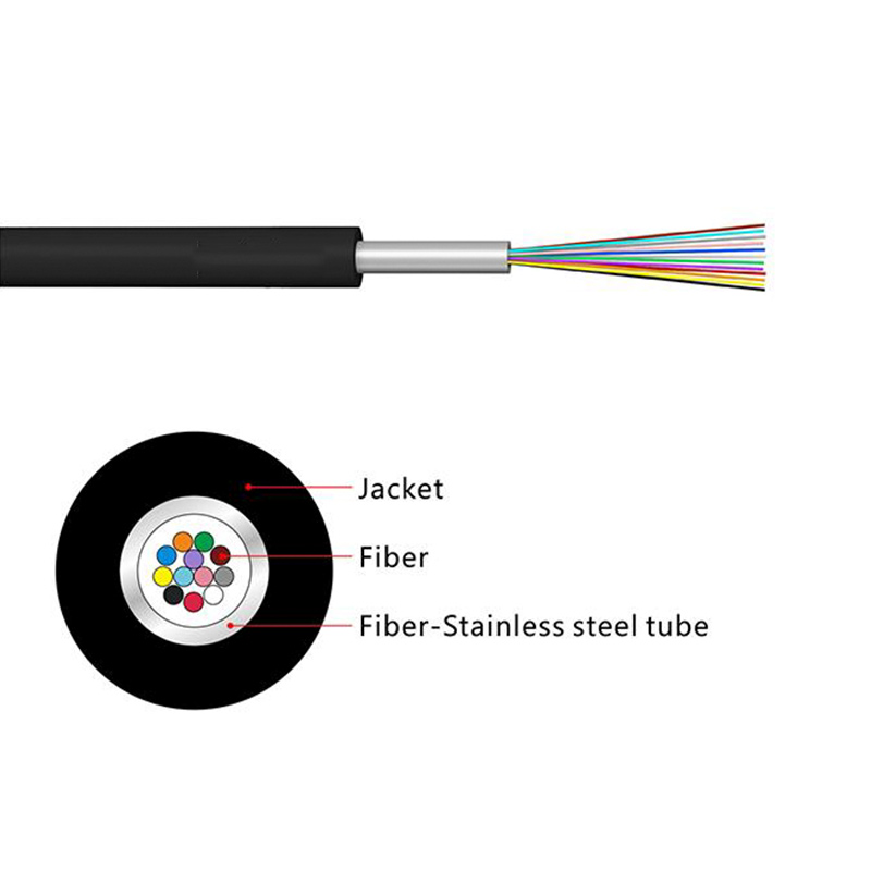 Miniature stainless steel tube fiber optic cable (GYMXY) - Fiber Optical Cables - 1